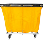 8 Bushel Glosstex Fabric Laundry Truck