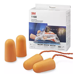 Corded Foam Single-Use Ear Plugs, Corded