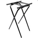 31" Metal Tray Stand- Black