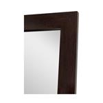 Ipe Brown Non-Beveled Vanity Mirror (28" x 42")