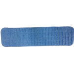 5x18 Blue Microfiber Wet Pad with Scrub Strips