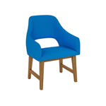 Days Inn Dawn Scheme Activity Chair- Blue Vinyl