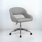 Days Inn Dawn Scheme Desk Chair- Grey Vinyl