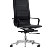 Florence High Back Task Chair Black w/ Soft Arms